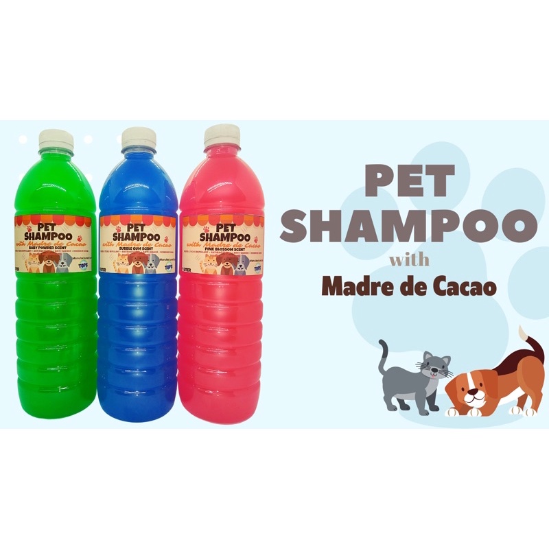 TOPS Pet Shampoo with Madre de Cacao and Conditioner 1 Liter Shopee Philippines