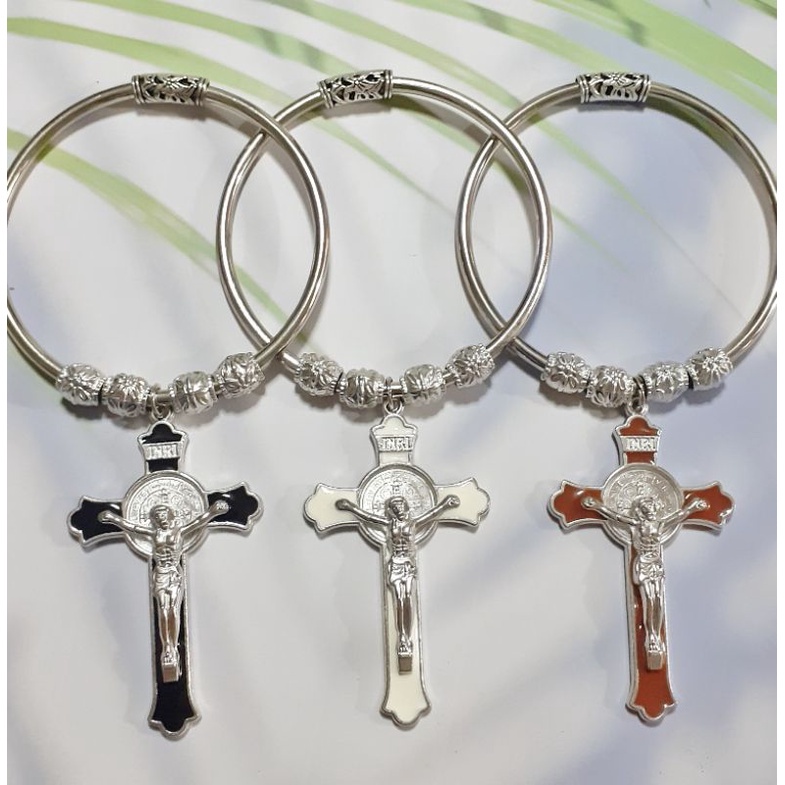 【Hot sale】Benedictine Cross Door Hanger Cross with St Benedict medal door hanger door hangers for pr