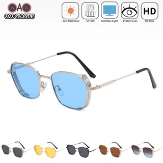 【OAO】Men Plain Face Anti-blue Light Glasses Anti Radiation Eye Glasses For Men  European and American  Frame Fashion Sunglasses Sunglasses Fashion Women Eyewear Sunnies UV Protect #1