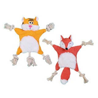 Funny Pet Dog Toy Fox Squirrel Stuffed Pet Puppy Squeaky Chew Antistress Toys Soft Plush Pets Supplies 9WZP #3