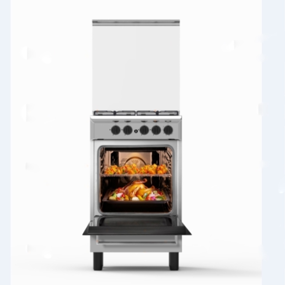 Haier HFS504G60GOSS 50cm Gas Range 4 Burners with 60L Double Burner