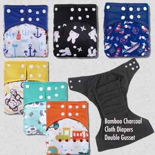 Bamboo Charcoal Cloth Diapers Reusable Diapers Washable Diapers Diiapers for newborn Diaper for baby #1