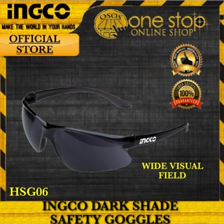 Ingco Original Dark Shade Safety Goggles with Wide Visual Field HSG06 #3