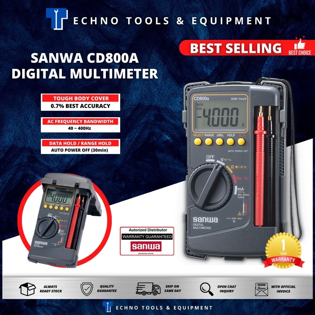 Malaysia] sanwa cd800a digital multimeter (best multimeter