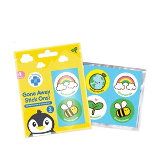 Tiny Buds Mini Gone Away Stick Ons Gentle Citronella and Lemon Scent (4 Stickers) #5