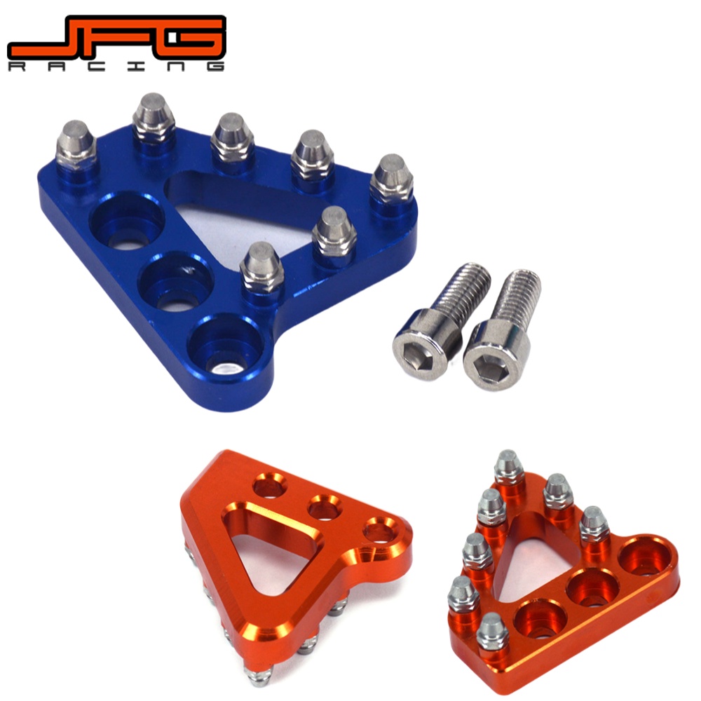 JFG Racing Motorcycle Rear Brake Pedal Step Plate Tip For All 125-530cc ...