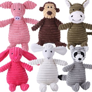 Pet Dog Plush Animal Chewing Toy Wear-resistant Squeak Cute Bear Fox Toys #1