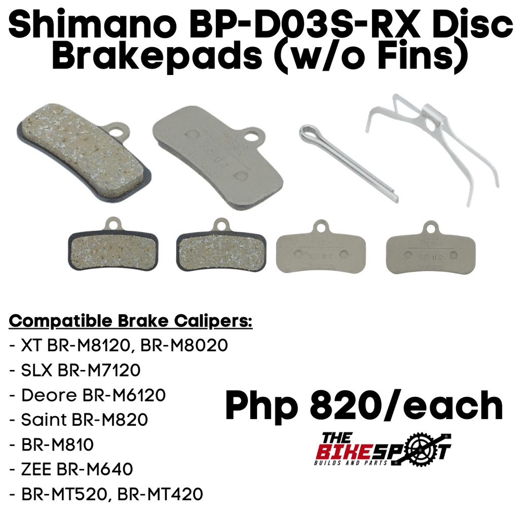 SHIMANO D03S Scheibenbremsbeläge – Harz-Verbindung, Für MT420, XT M8020/M8120 Bremssättel