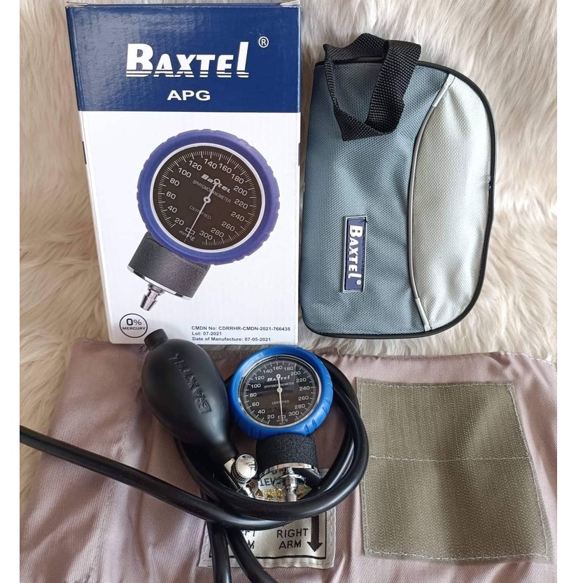 APG Baxtel Aneroid Sphygmomanometer Blue Shopee Philippines