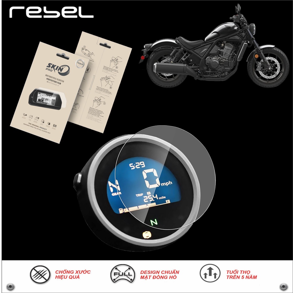 Speedometer surface protect PPF film for REBEL 2020 2021 2022 HONDA REBEL Shopee Philippines