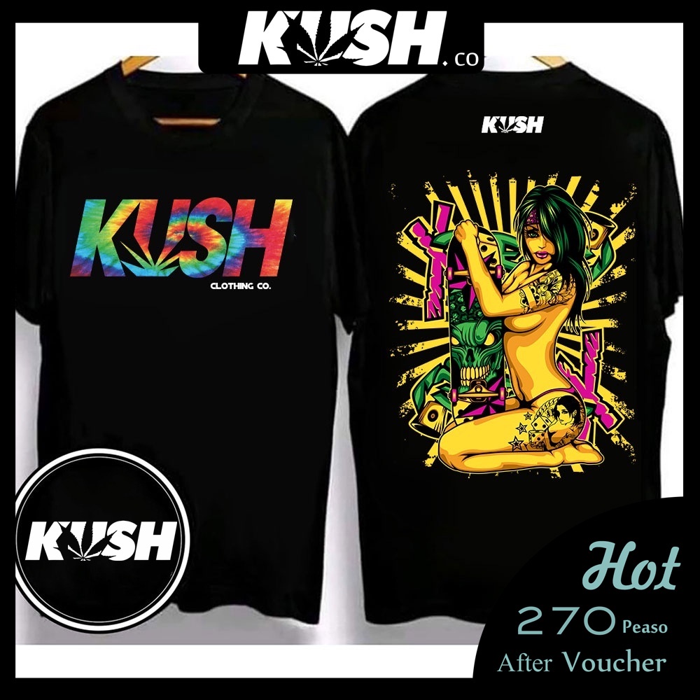 kush t shirt for men kush clothing original oversized shirt Cotton tops Black Tshirts 420 smokes COD