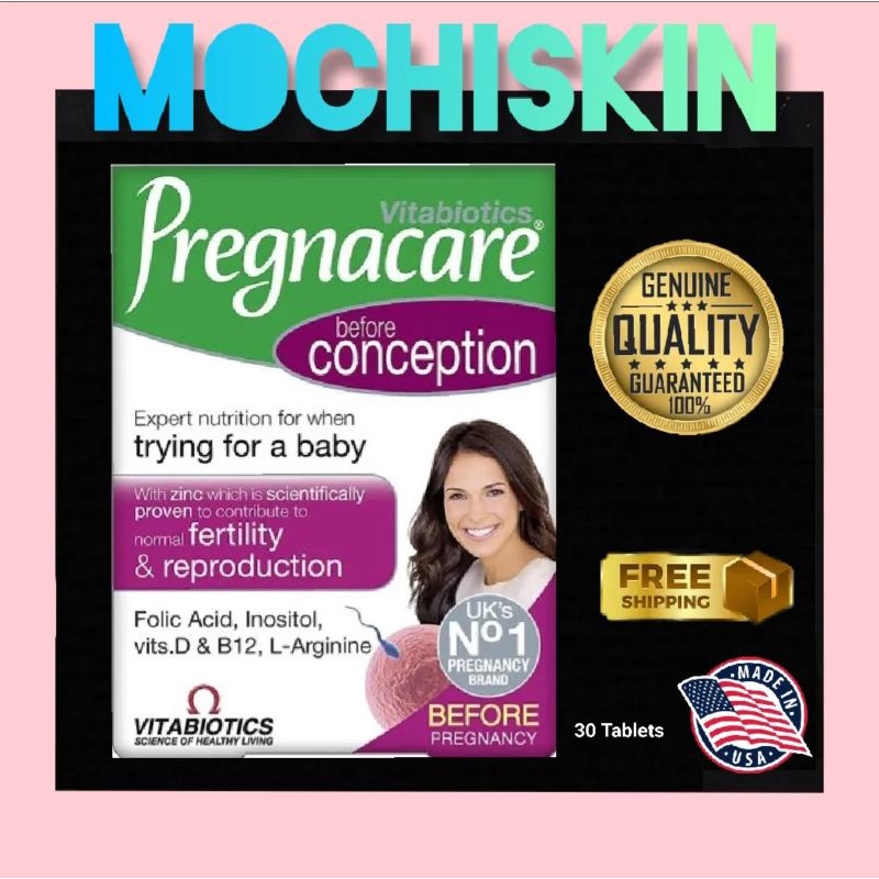 Pregnacare For Her Before Conception Vitabiotics Shopee Philippines