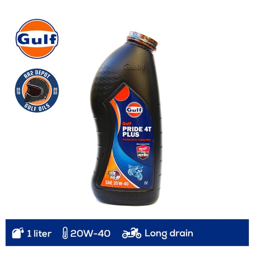 Gulf Pride T Plus W Long Drain Motorcycle Oil Liter Shopee Philippines