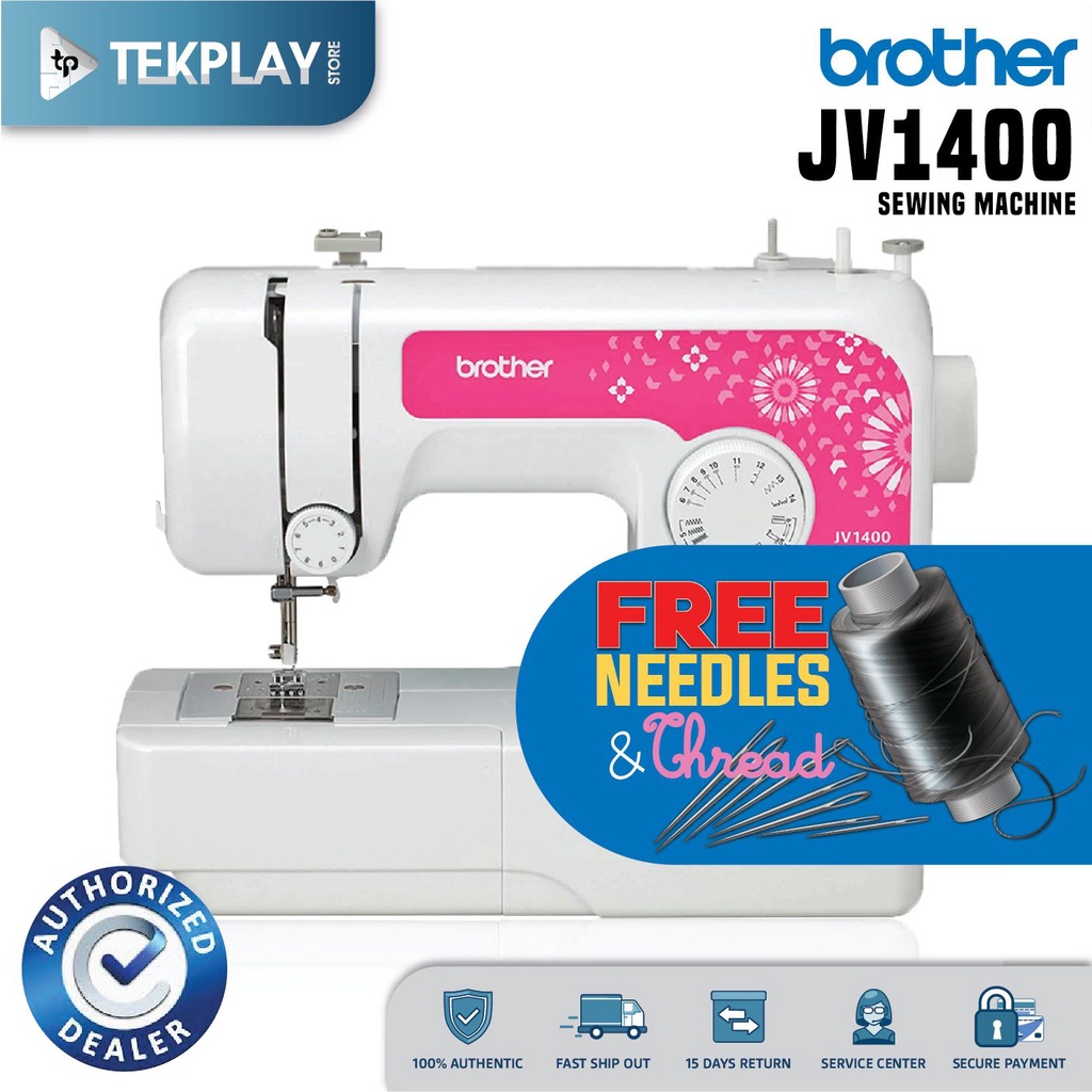 Brother Jv1400 Sewing Machine And Mending 14 BuiltIn Stitches Shopee