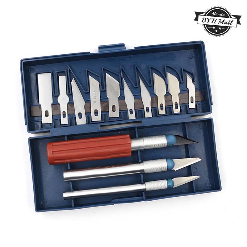 13Pcs Precision Carving Tool Knife Set Paper Cut Graver Sculpting Art