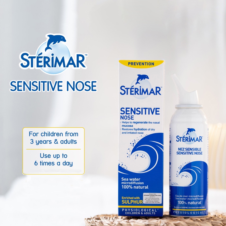 Sterimar Nasal Spray with Sulphur (Sensitive Nose) Shopee Philippines