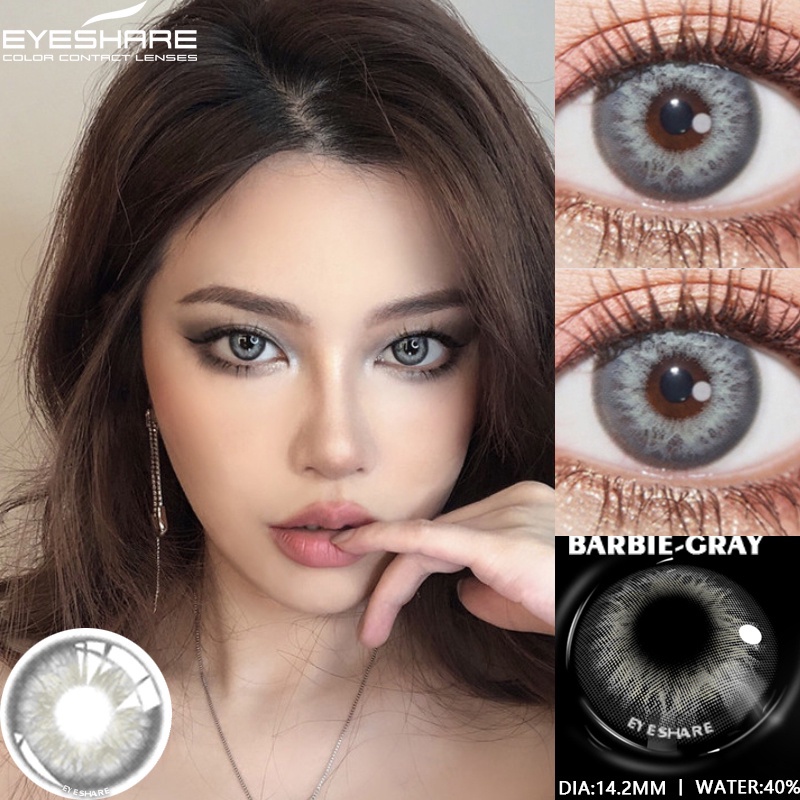 Pair Colored Contact Lenses For Eyes Natural Brown Lenses Lense