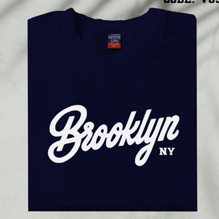 V035 Brooklyn T-Shirt Graphic Unisex Cotton Shirt Tees Aesthetic Minimalist Streetwear #1