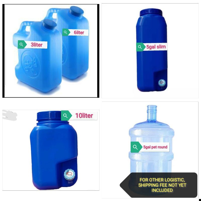 5 gallon slim water container table top dispenser (for other logistic