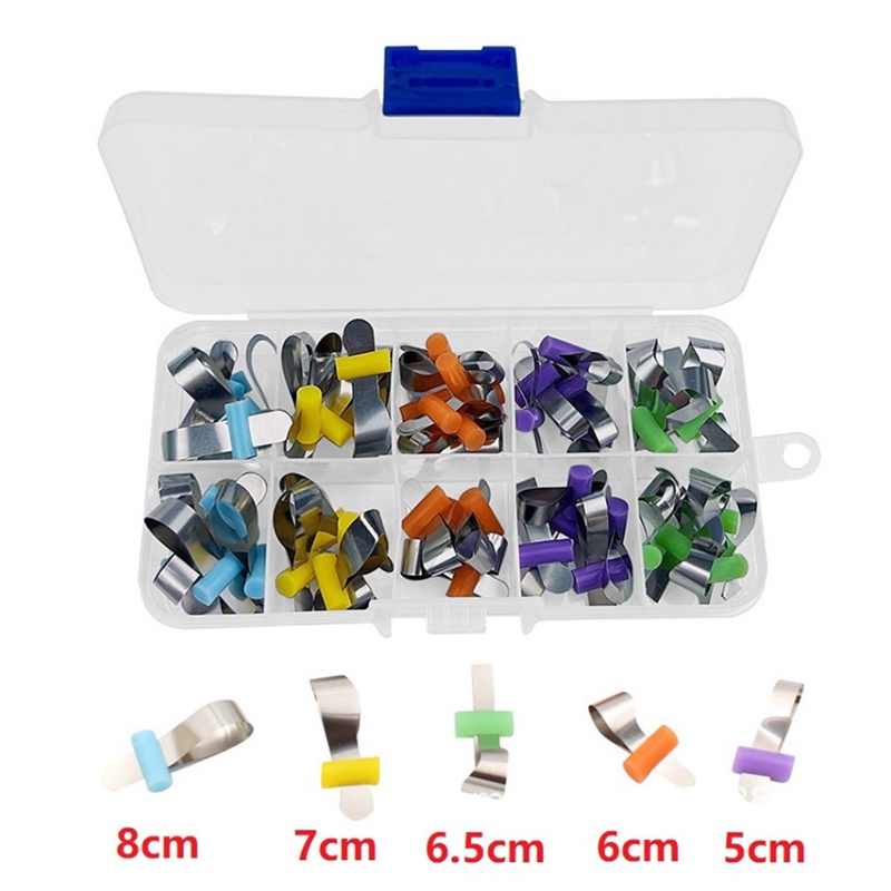 50pcs Dental Forming Sheet Orthodontic Sectional Contoured Metal