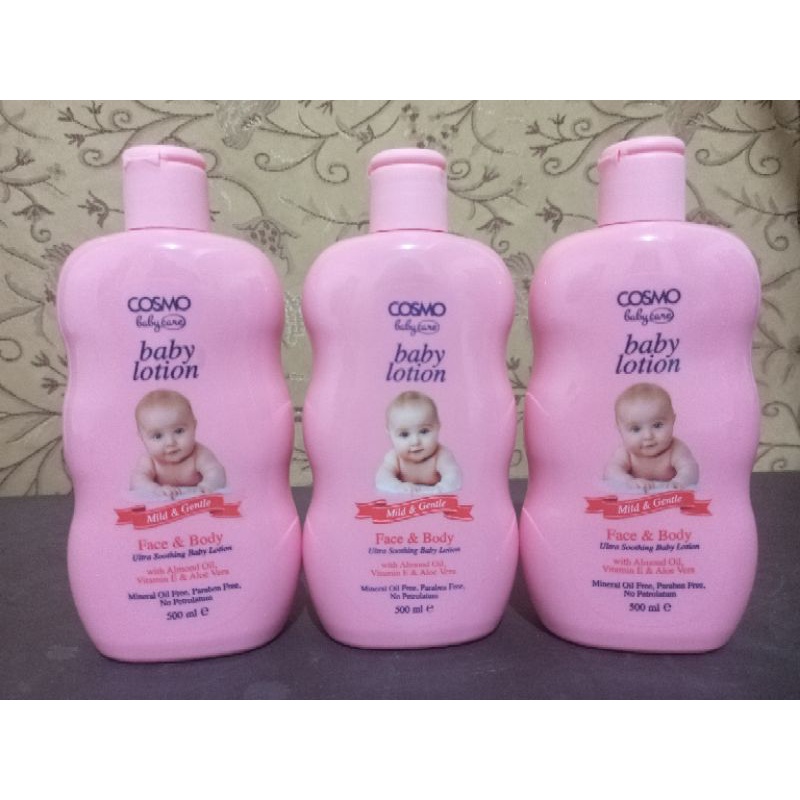 Cosmo Baby Lotion Face And Body 500ml Shopee Philippines