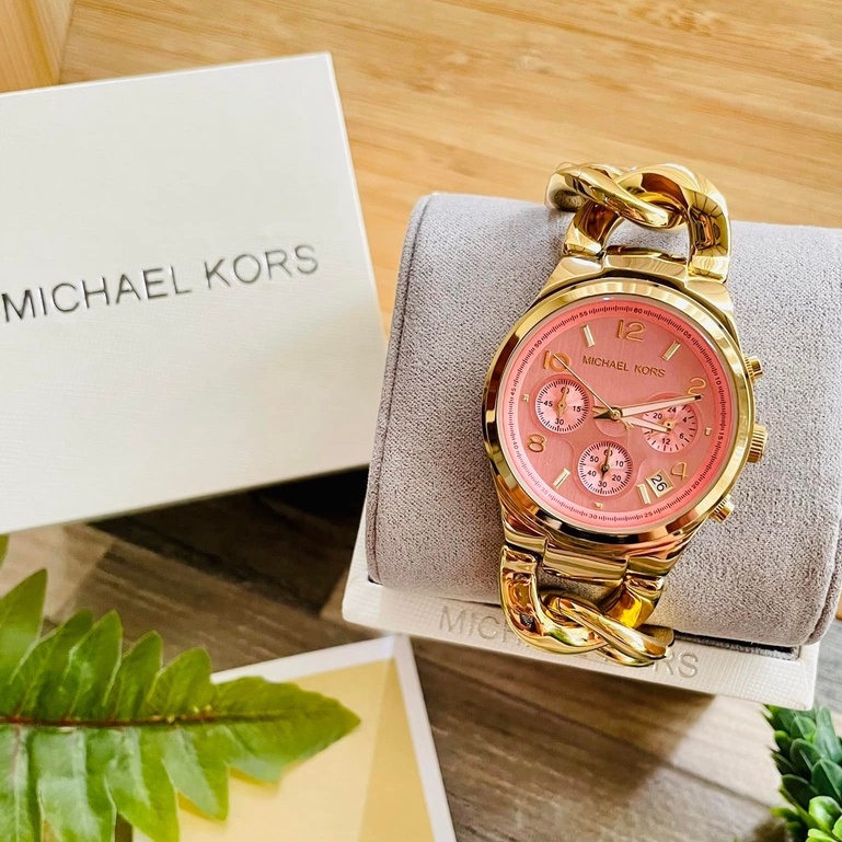 MK Watch Pawnable Michael Kors Twisted Big Chronograph | Shopee Philippines