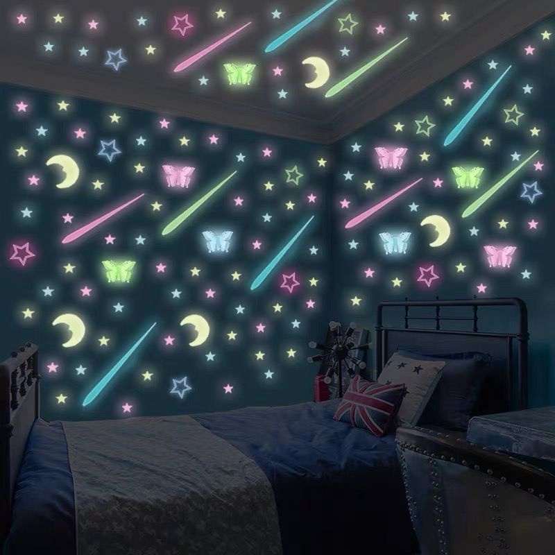 Shopee shop new wall decor meteor shower luminous. - UniTop