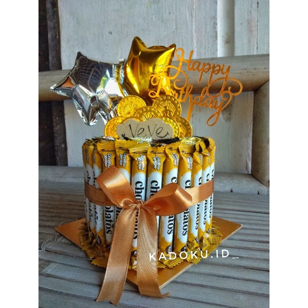 Snack tower / snack tart / Birthday cake / Birthday Gift / snack cake