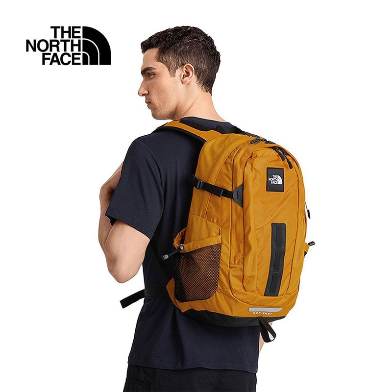The North Face Hot Shot Se Ylw Blk Unisex Backpack Shopee Philippines