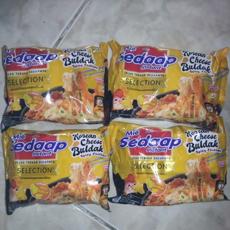 Sedaap Korean Cheese Buldak Fried Noodles 1 Pcs 86gr Shopee Philippines