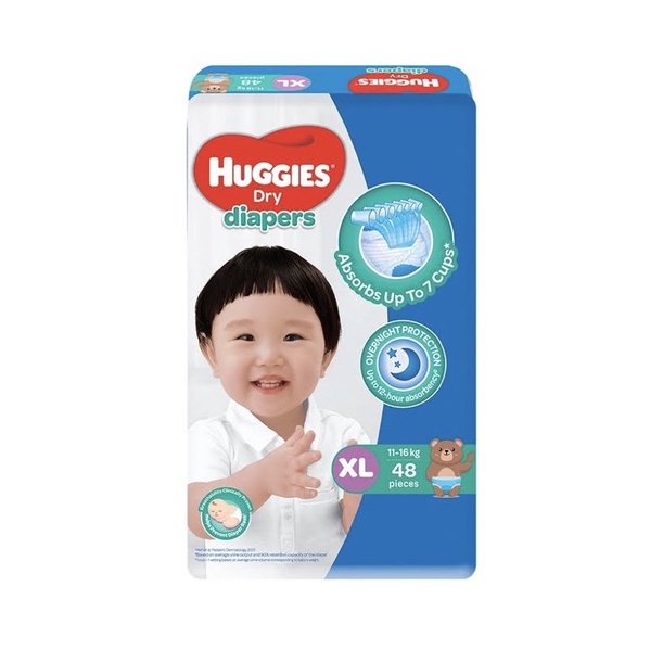huggies dry diaper XL (48pcs) Shopee Philippines