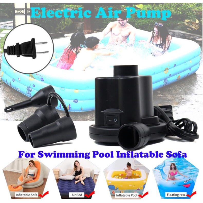BVS Electric Air Pump Air Mattress Portable Pump for Inflatables Couch, Pool Floats Shopee
