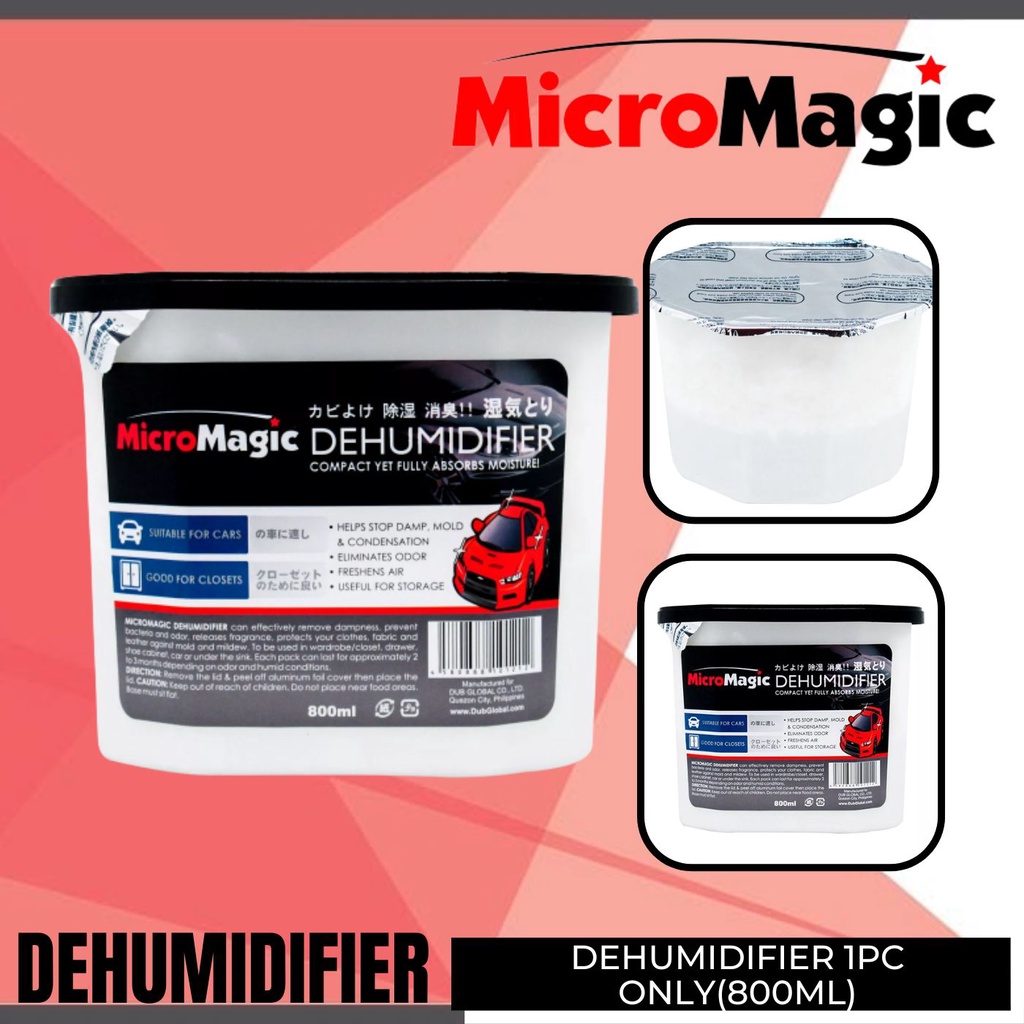 Micromagic Dehumidifier 250ML 500ML 800ML UNSCENTED ONE PIECE