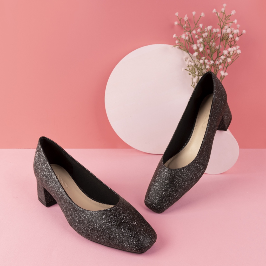 High Heels ClosedToe Shoes HD2150AK In Beige Pink Black And White