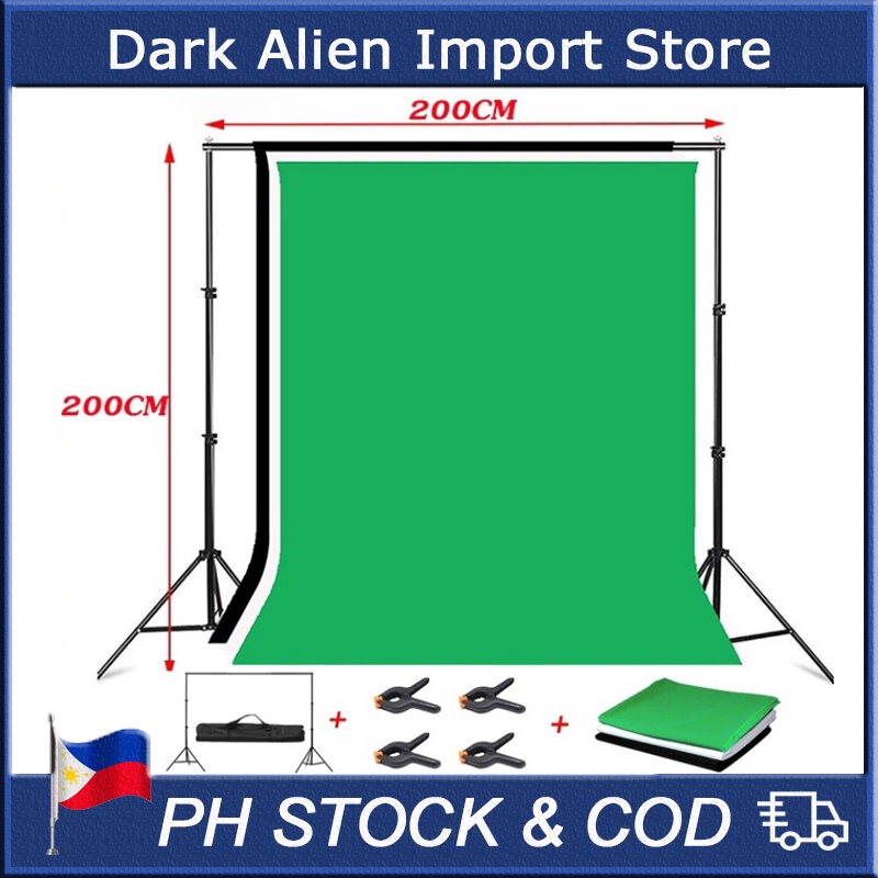 2 x 2m /200cm x 200cm /6ft. x 6ft Heavy Duty Background Stand Backdrop Support System Kit With Carry #1