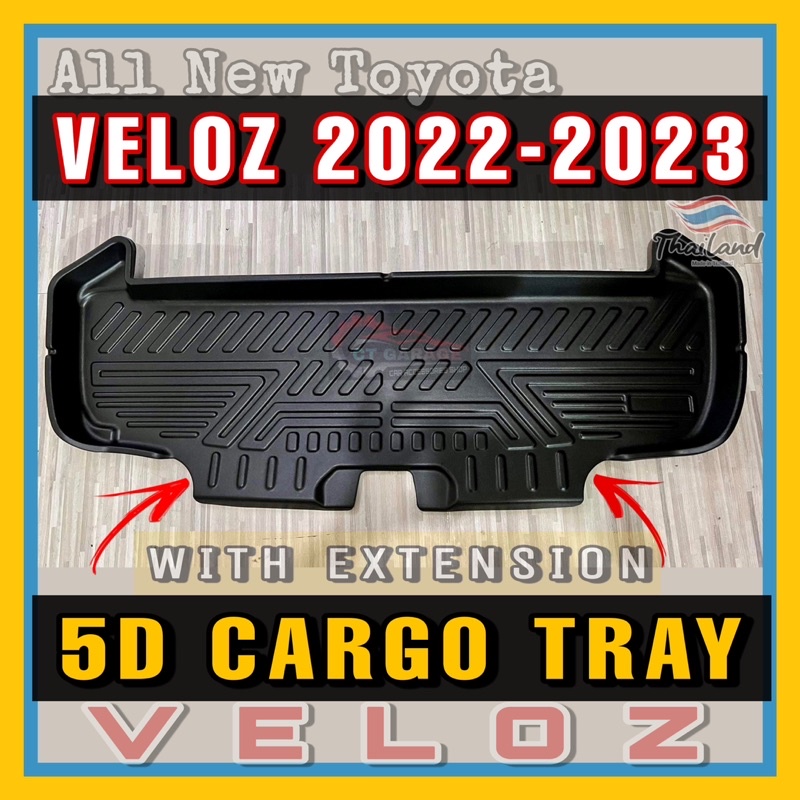 TOYOTA VELOZ 5D REAR CARGO TRAY/TRUNK TRAY (veloz accessories) Shopee