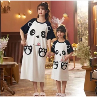 wangssstore Korean mother and daughter terno dress daster patulog dress sleepwear