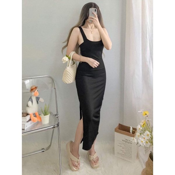 MEGAN MAXI DRESS SLITS | Shopee Philippines