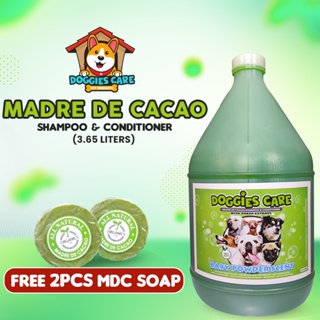(hot)۩Madre de Cacao Shampoo & Conditioner with Guava Extract  - Baby Powder Scent 1 Gallon Green A #1