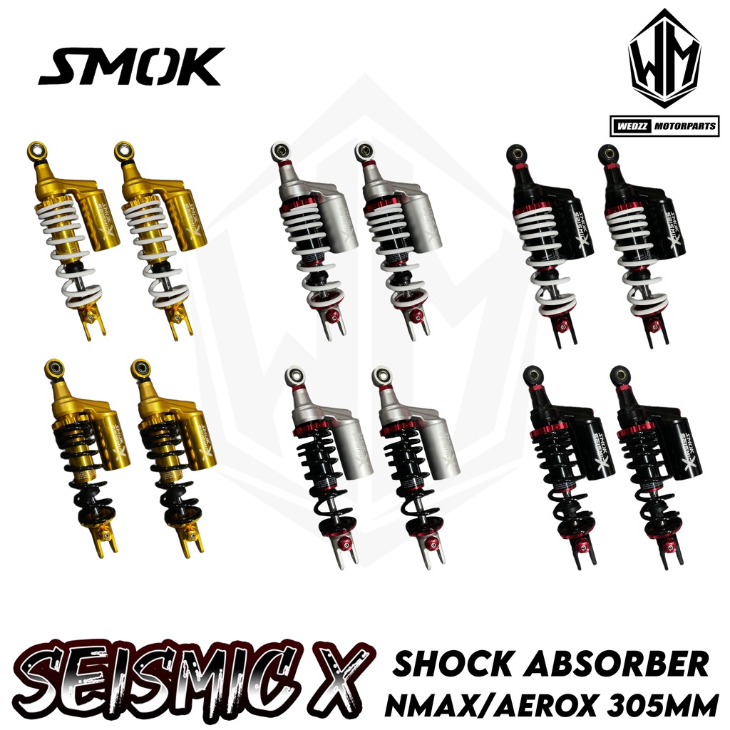 SMOK SEISMIC X SHOCK ABSORBER NMAX AEROX 305MM Shopee Philippines