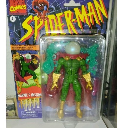 Marvel Legends Mysterio Retro Spiderman Villain Action Figure | Shopee ...