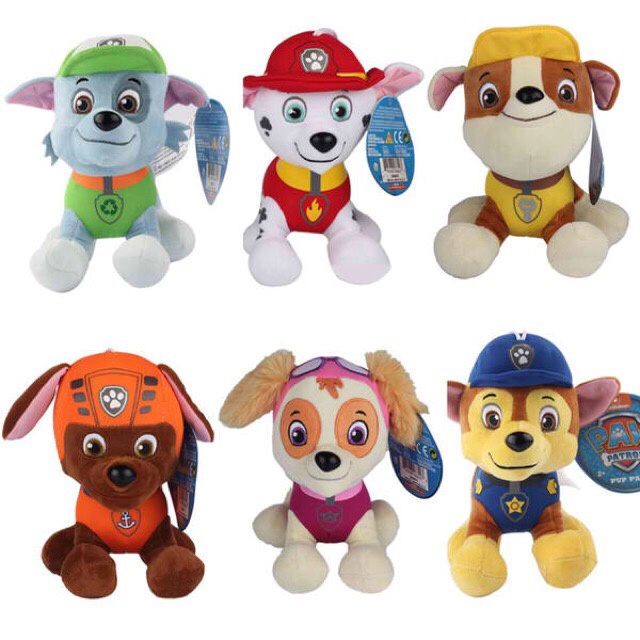 7inch pawpatrol stuff toy paw patrol plushies | Shopee Philippines