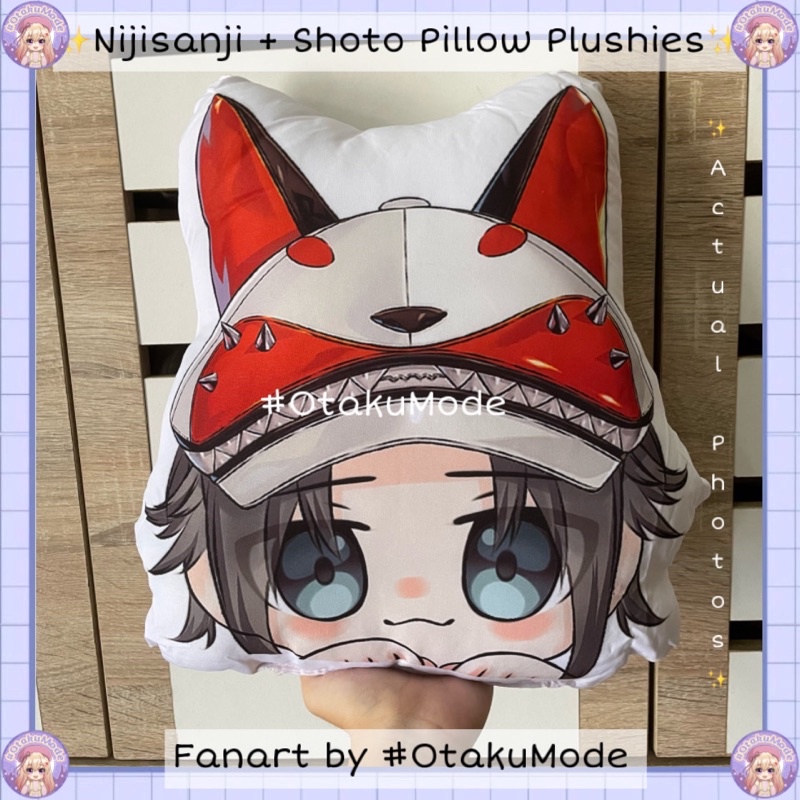 Nijisanji + Shoto Vtuber Pillow Head/Plushie by itsOtakuMode OtakuMode Shopee Philippines