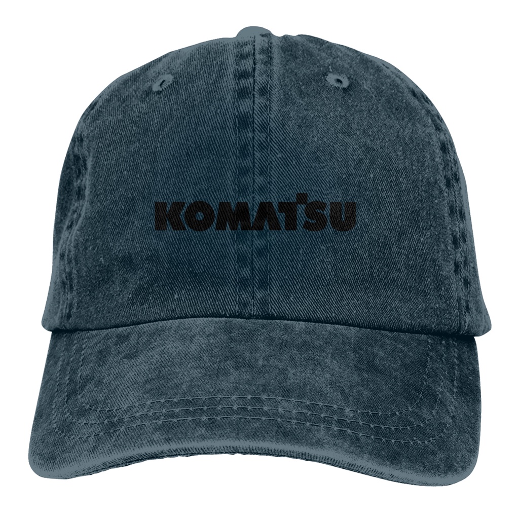 NIUZM0 Komatsu Logo Lycra Fashion Leather Denim Hat Clip Adjustable Unisex