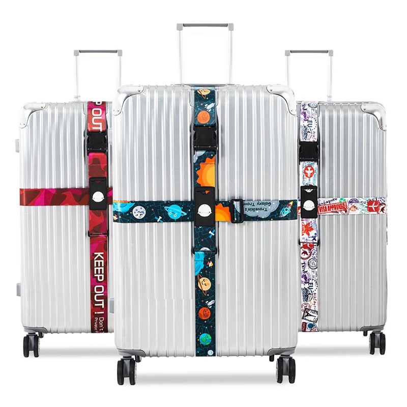 Hot Suitcase Luggage Baggage Straps Adjustable Strong Belt For Safety