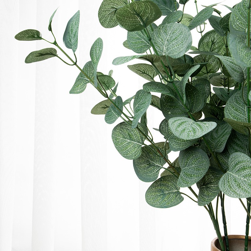 1Pcs Artificial Plant Eucalyptus Leaves Artificial Leaf Fake Flowers Versatile Indoor Graden Table Ins Style Home Decor
