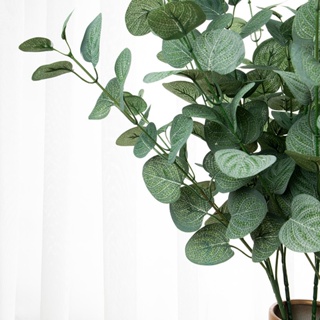 1Pcs Artificial Plant Eucalyptus Leaves Artificial Leaf Fake Flowers Versatile Indoor Graden Table Ins Style Home Decor #3