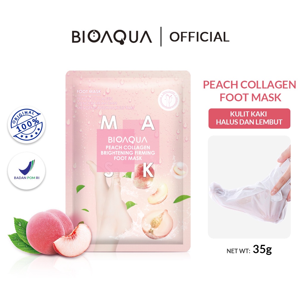 Bioaqua Niacinamide Brightening Moisturizing Foot Mask 35g | Shopee ...