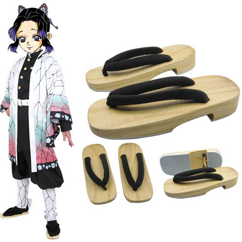 Demon Slayer: Kimetsu no Yaiba Kochou Shinobu Shoes Men Japan geta ...