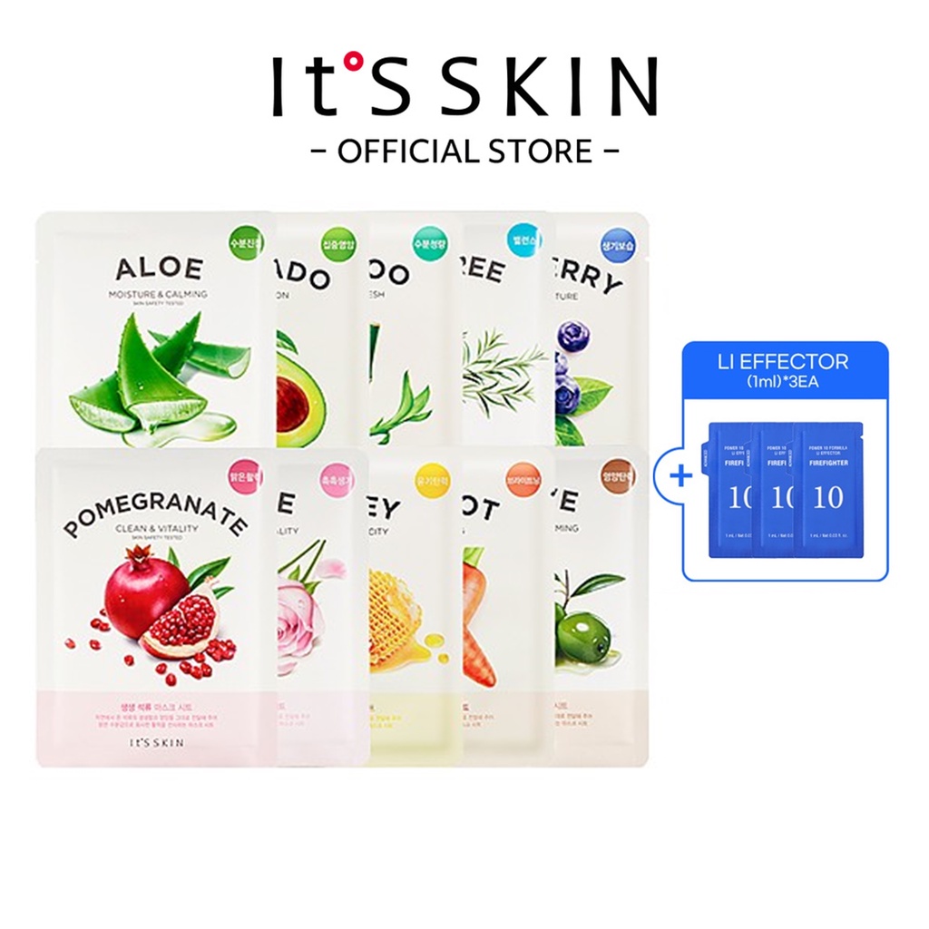 It's Skin The Fresh Mask Sheet Bundle Set 10ea | Shopee Philippines